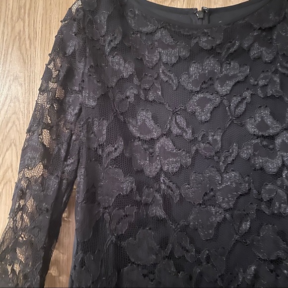 Black Lace Diane Von Furstenberg Dress - Picture 1 of 5